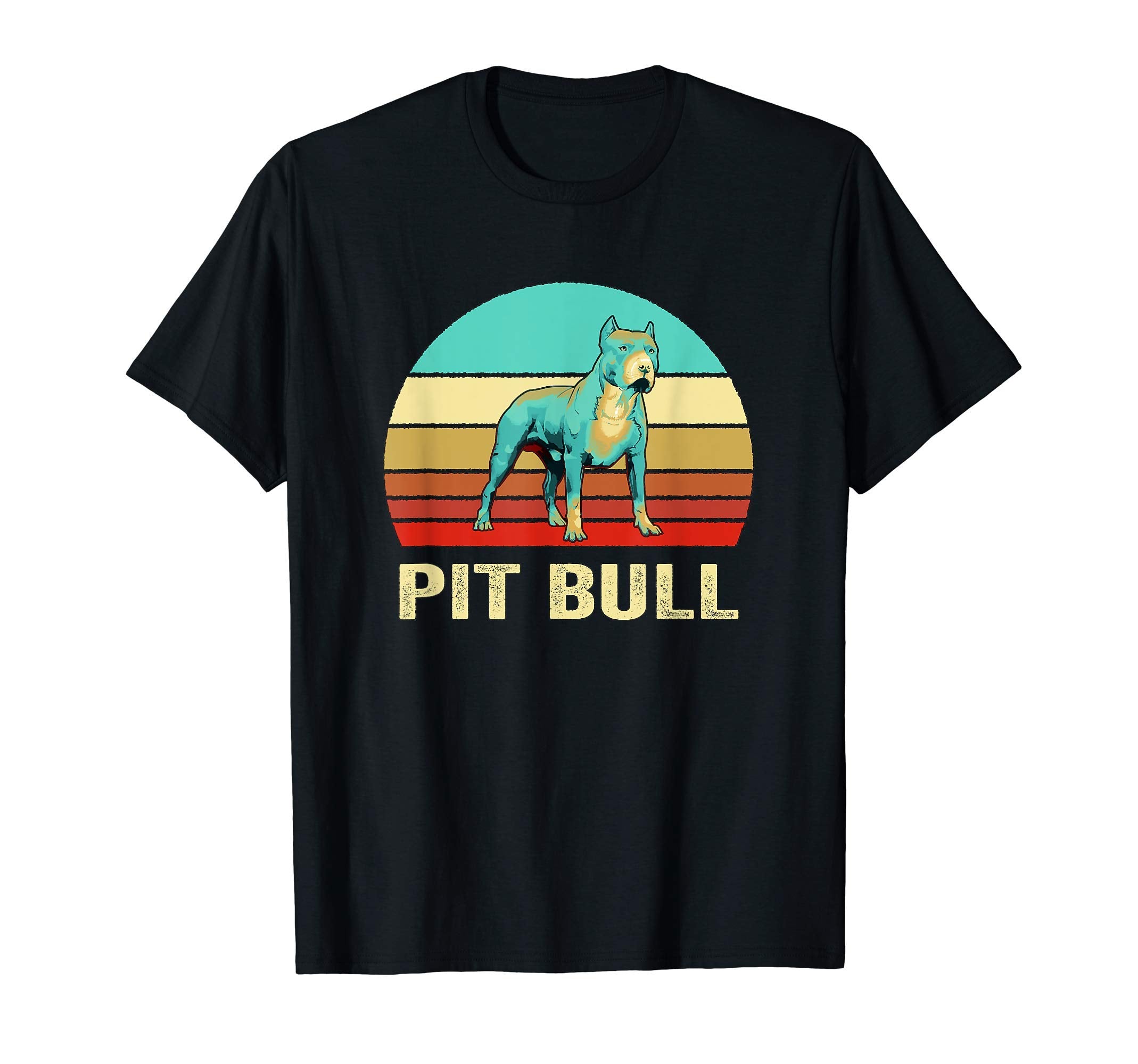 Sunset Pit Bull T-Shirt - Graphic Print Men Women - T-Shirt, Sweatshirt, Hoodie