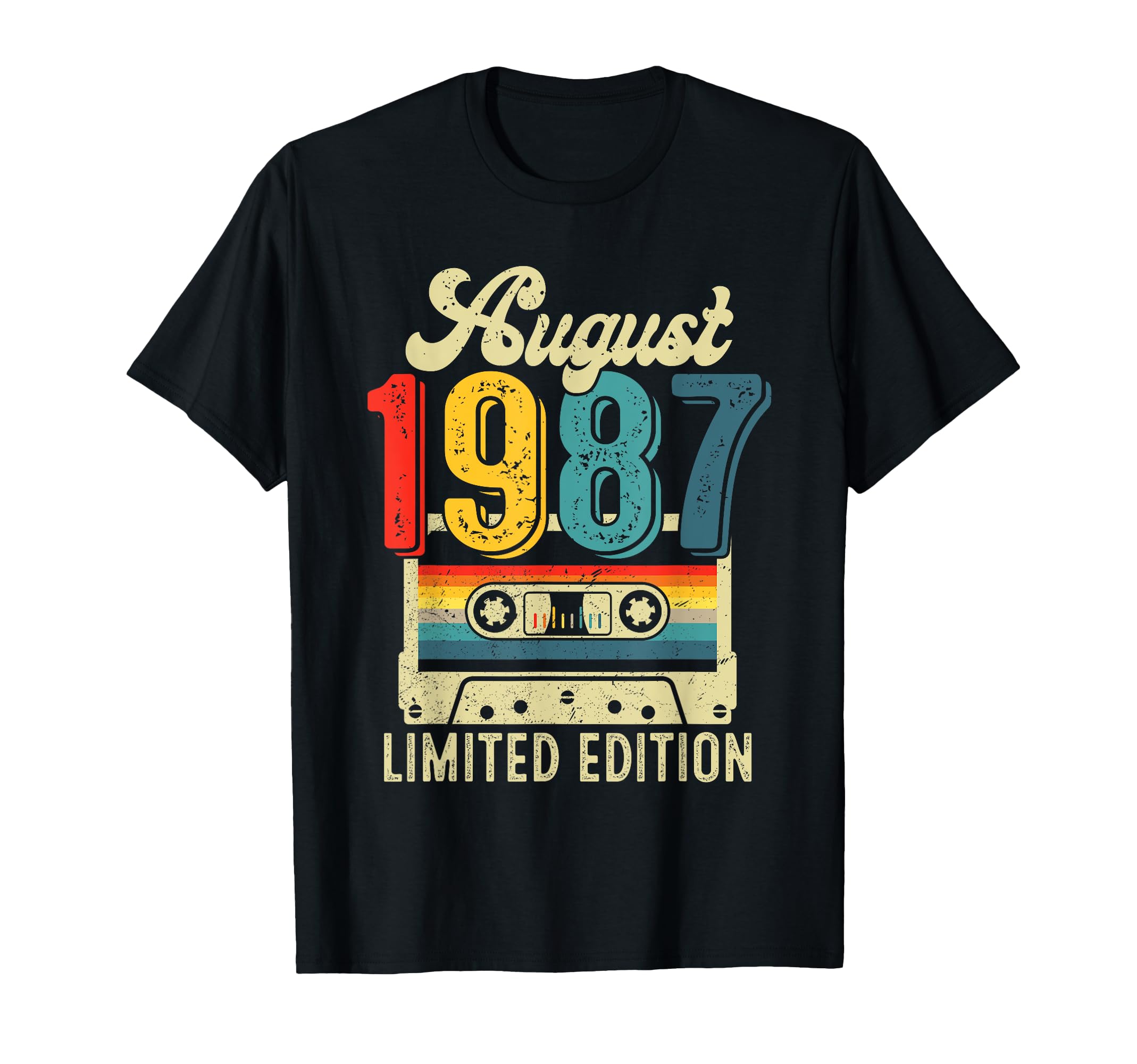 Born August 1987 Birthday Party T-Shirt - Casual Everyday Wear Men Women - T-Shirt, Sweatshirt, Hoodie