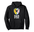 Both Baseball And Softball Dad Proud Hoodie - Custom Art Print for Adults - T-Shirt, Sweatshirt, Hoodie