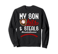 Baseball Mom Baseball Player Mama Sweatshirt - Trendy Graphic for Adults - T-Shirt, Sweatshirt, Hoodie