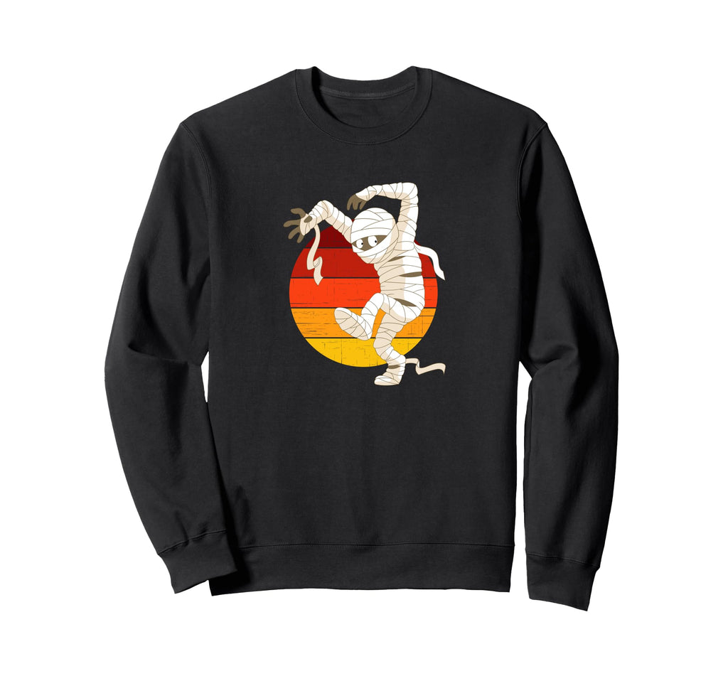 Funny Halloween Mummy Sunset Children Sweatshirt - Unique Graphic Unisex - T-Shirt, Sweatshirt, Hoodie