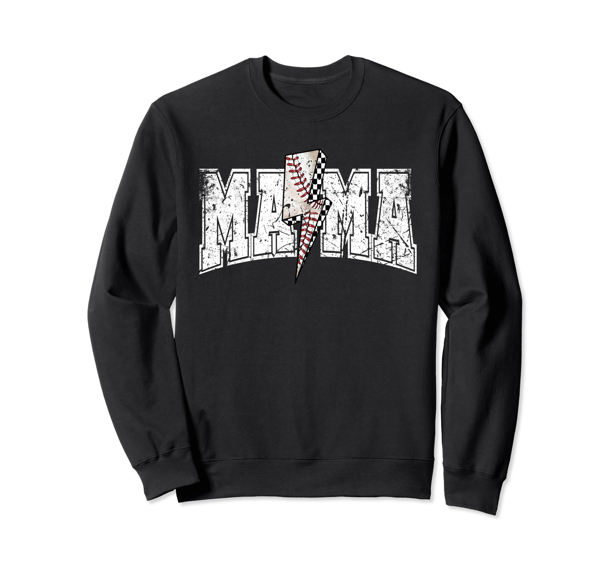 Baseball Mama Sweatshirt - Unique Graphic Unisex - T-Shirt, Sweatshirt, Hoodie