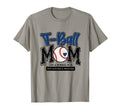T Ball Mom Blue Varsity Baseball T-Shirt - Casual Everyday Wear for Adults - T-Shirt, Sweatshirt, Hoodie