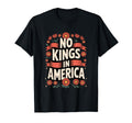 No Kings America Floral 70S T-Shirt - Novelty Apparel Unisex - T-Shirt, Sweatshirt, Hoodie
