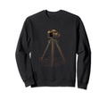 Photography Camera Tripod Sweatshirt - Aesthetic Graphic for Adults - T-Shirt, Sweatshirt, Hoodie