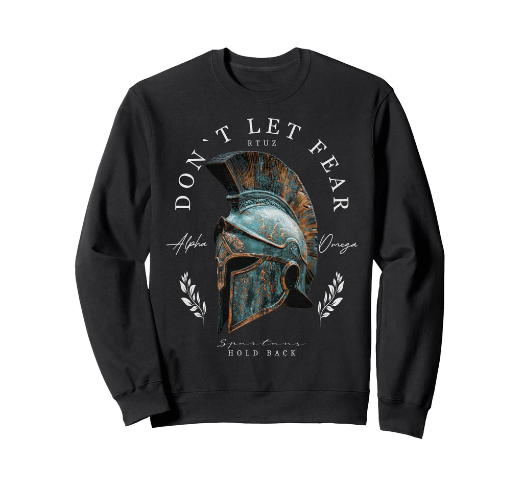 Y2K Spartan Warrior Helmet Sweatshirt - Custom Art Print Men Women - T-Shirt, Sweatshirt, Hoodie