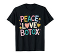 Cosmetic Aesthetic Nurse Peace Love T-Shirt - Minimalist Print Unisex - T-Shirt, Sweatshirt, Hoodie