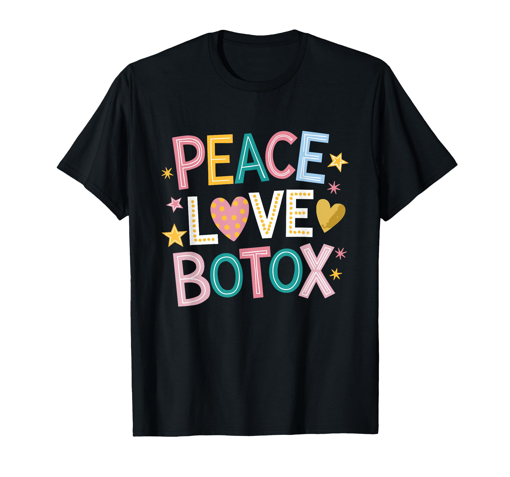 Cosmetic Aesthetic Nurse Peace Love T-Shirt - Minimalist Print Unisex - T-Shirt, Sweatshirt, Hoodie