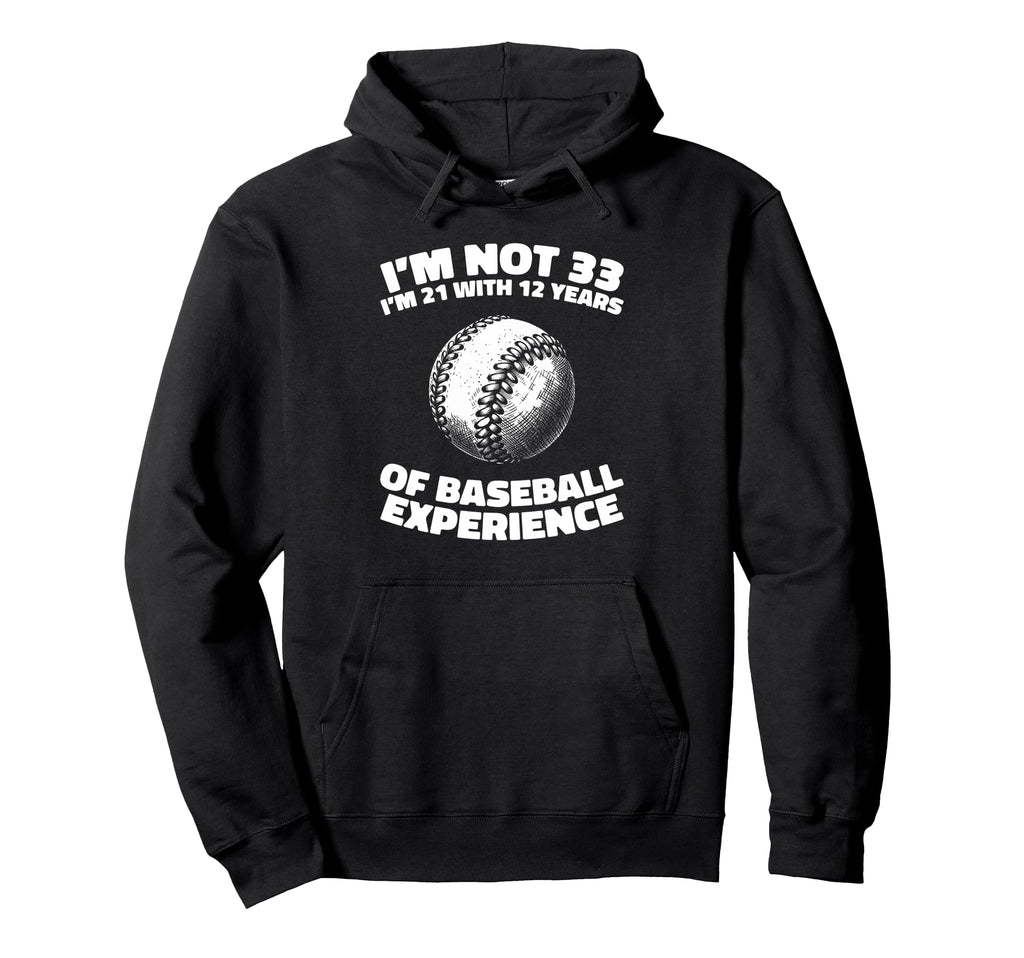 33Th Birthday Sport Player Baseballer Hoodie - Trendy Graphic for Adults - T-Shirt, Sweatshirt, Hoodie