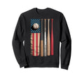 Patriotic Usa Flag American Baseball Sweatshirt - Aesthetic Graphic Unisex - T-Shirt, Sweatshirt, Hoodie