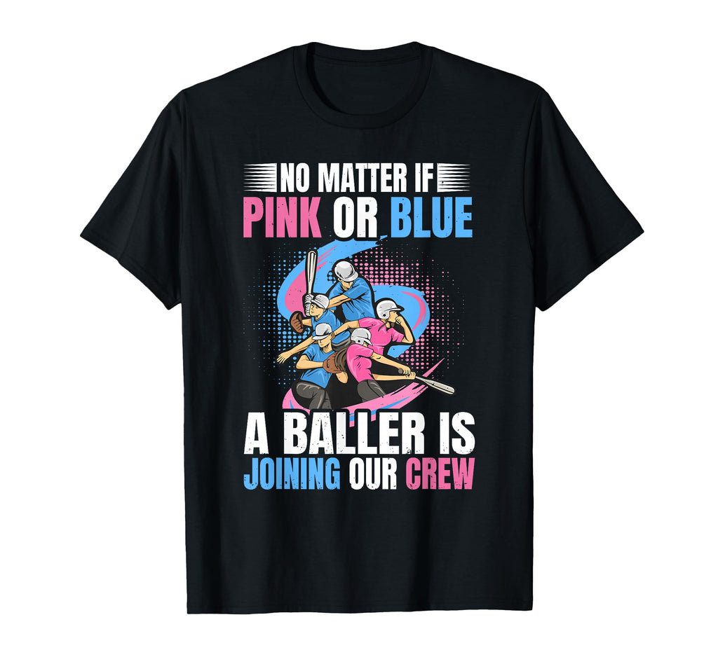 Gender Reveal Party Baseball Softball T-Shirt - Trendy Graphic for Adults - T-Shirt, Sweatshirt, Hoodie