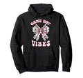 Baseball Mom Coquette Bow Game Day Vibes Hoodie - Custom Art Print Unisex - T-Shirt, Sweatshirt, Hoodie
