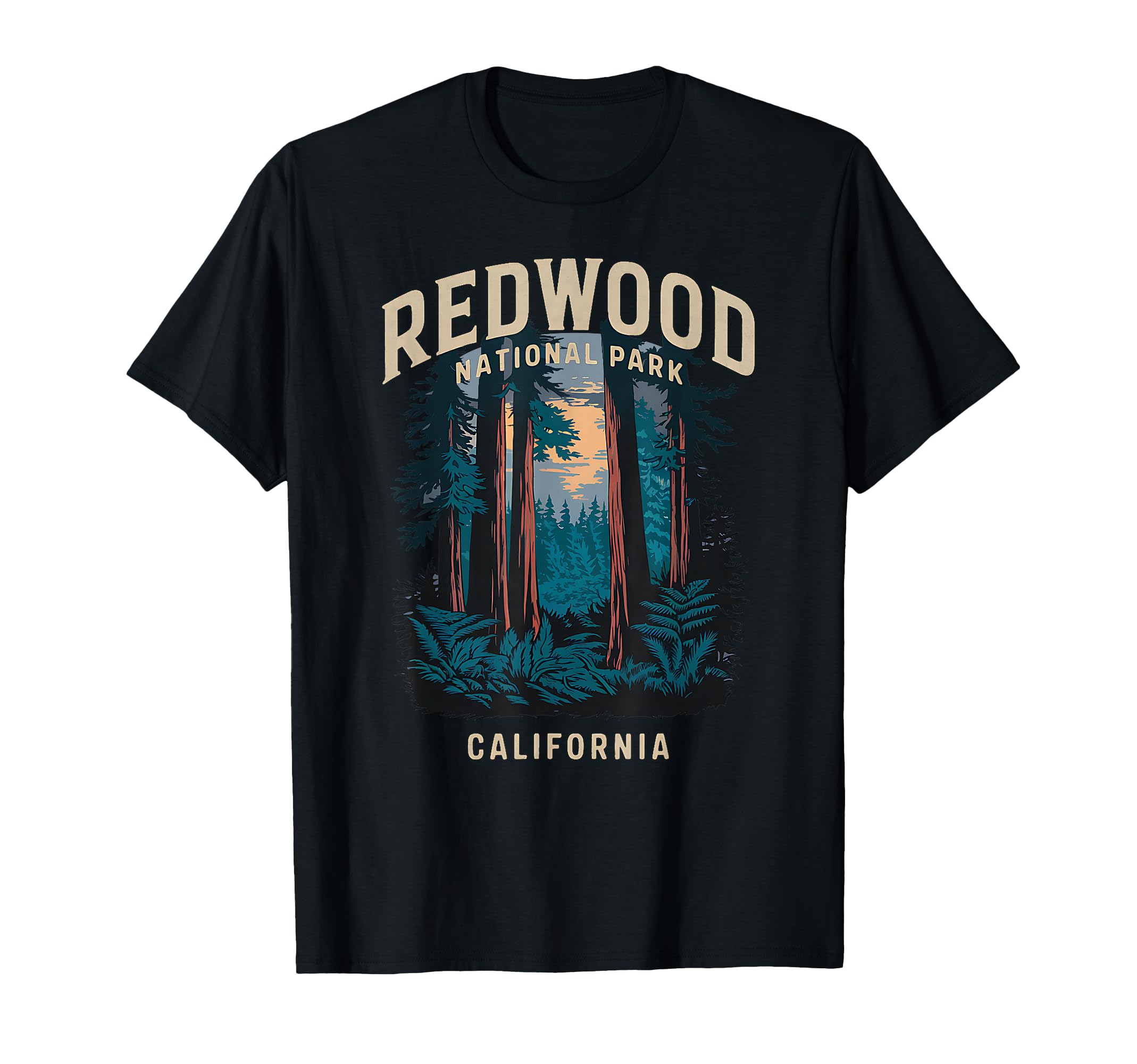 Redwood National Park California T-Shirt - Graphic Print Men Women - T-Shirt, Sweatshirt, Hoodie
