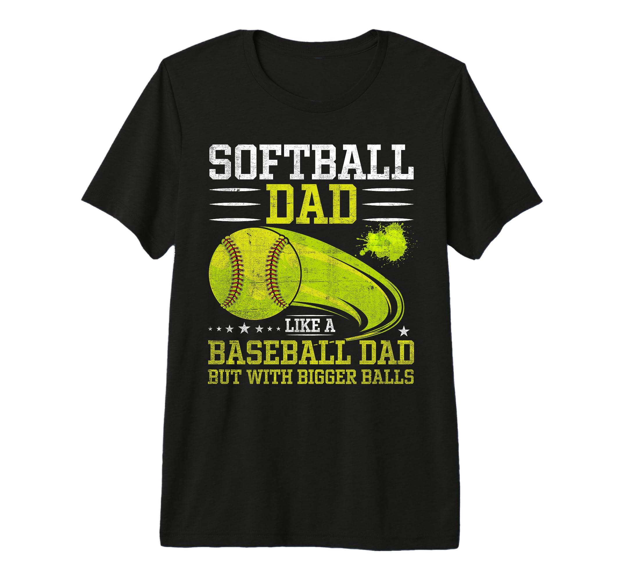Mens Softball Dad Like Baseball Dad T-Shirt - Streetwear Style Men Women - T-Shirt, Sweatshirt, Hoodie