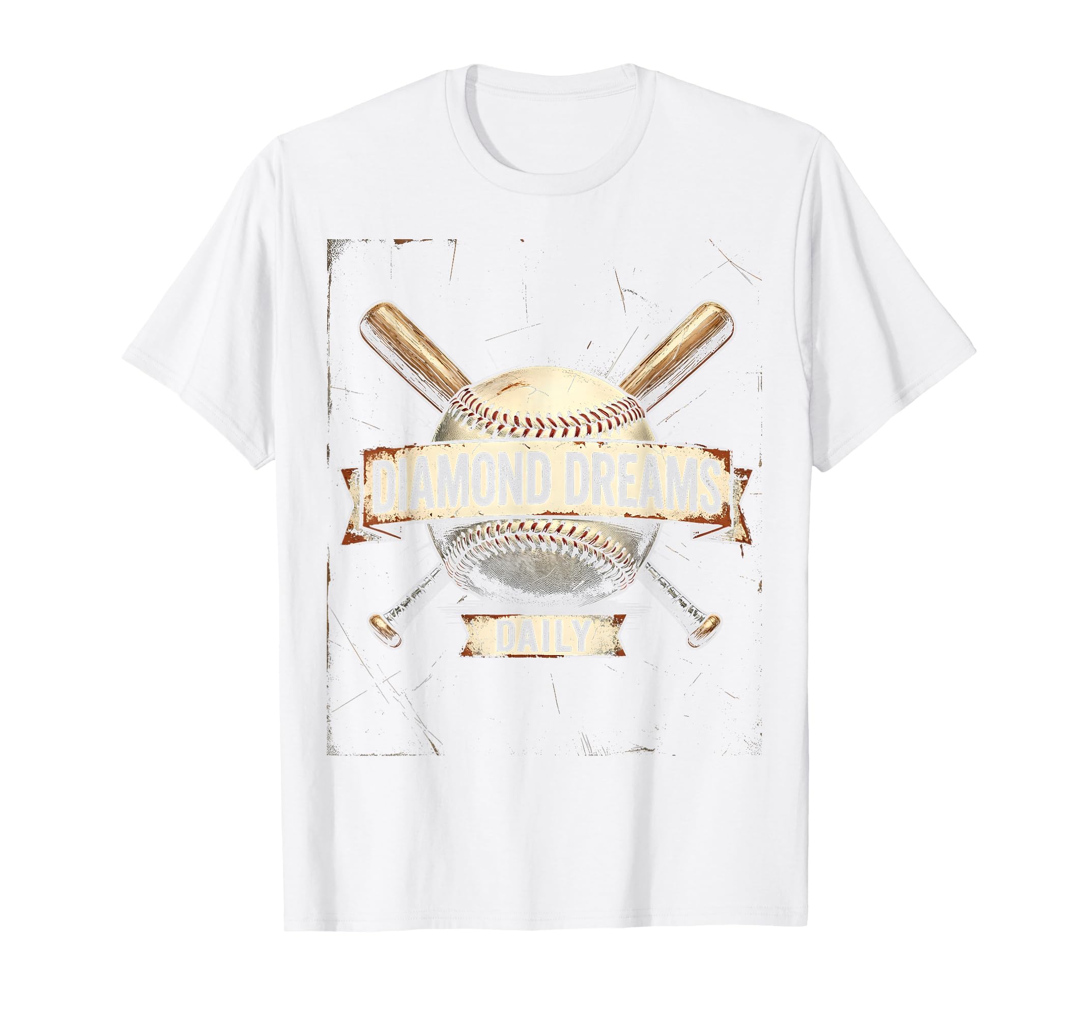 Diamond Dreams Daily Baseball Mom T-Shirt - Unique Graphic Unisex - T-Shirt, Sweatshirt, Hoodie