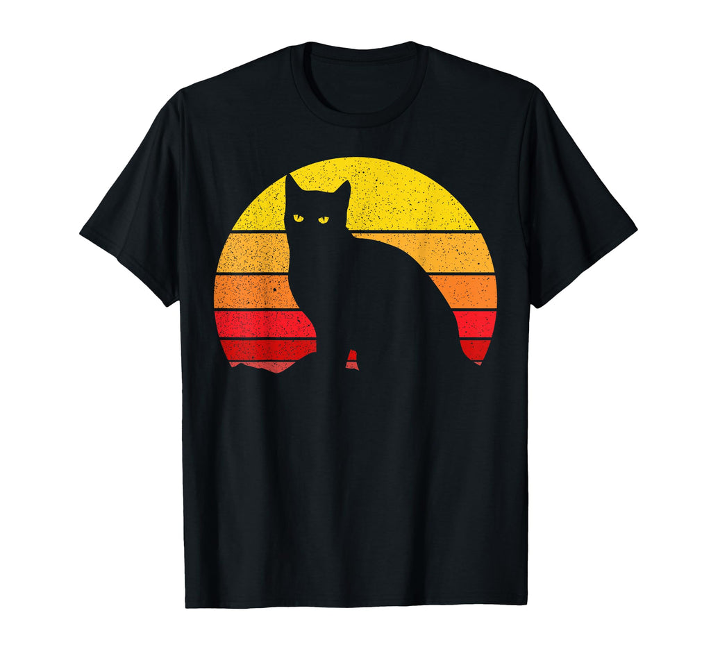 Cat Eighties Sunset Cats T-Shirt - Unique Graphic Unisex - T-Shirt, Sweatshirt, Hoodie