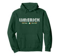Limerick Ireland 70S 80S Type Hoodie - Graphic Print Men Women - T-Shirt, Sweatshirt, Hoodie