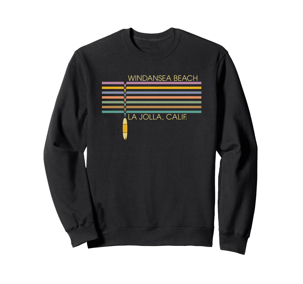 Windansea Beach California Sweatshirt - Fun Novelty Design for Adults - T-Shirt, Sweatshirt, Hoodie