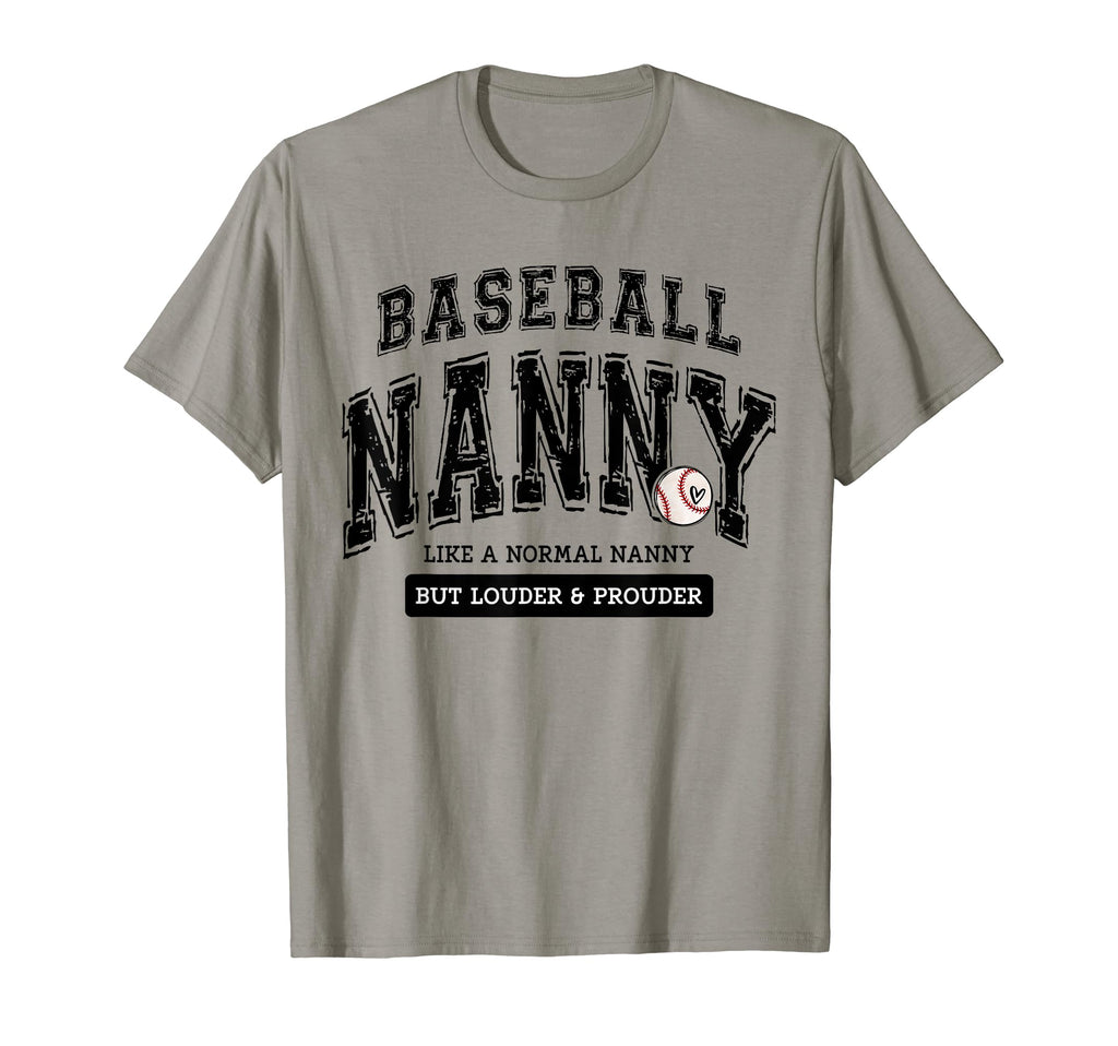 Baseball Nanny Varsity Like T-Shirt - Casual Everyday Wear for Adults - T-Shirt, Sweatshirt, Hoodie