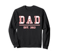 Dad Est 2012 Funny Sports Year Sweatshirt - Graphic Print for Adults - T-Shirt, Sweatshirt, Hoodie
