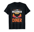 I Saw Mothman Diner Cryptid Urban Legend T-Shirt - Aesthetic Graphic Unisex - T-Shirt, Sweatshirt, Hoodie