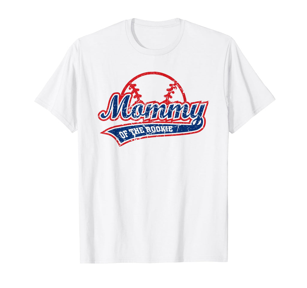 Funny Baseball Mommy Rookie T-Shirt - Custom Art Print Men Women - T-Shirt, Sweatshirt, Hoodie
