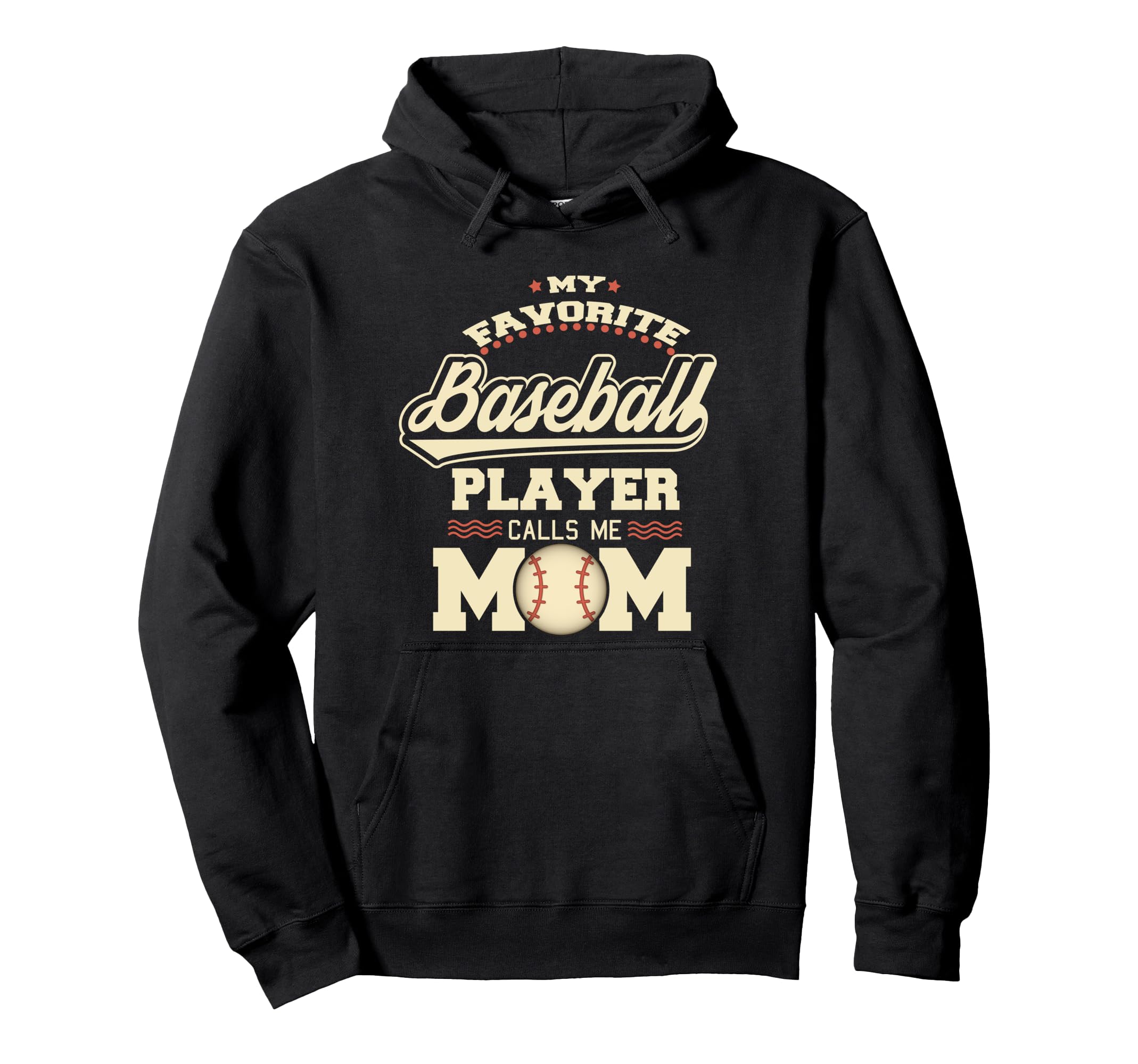 My Favorite Baseball Player Calls Me Hoodie - Minimalist Print for Adults - T-Shirt, Sweatshirt, Hoodie