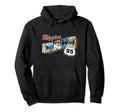 Riggins Idaho Travel Souvenir Postcard Hoodie - Streetwear Style Unisex - T-Shirt, Sweatshirt, Hoodie