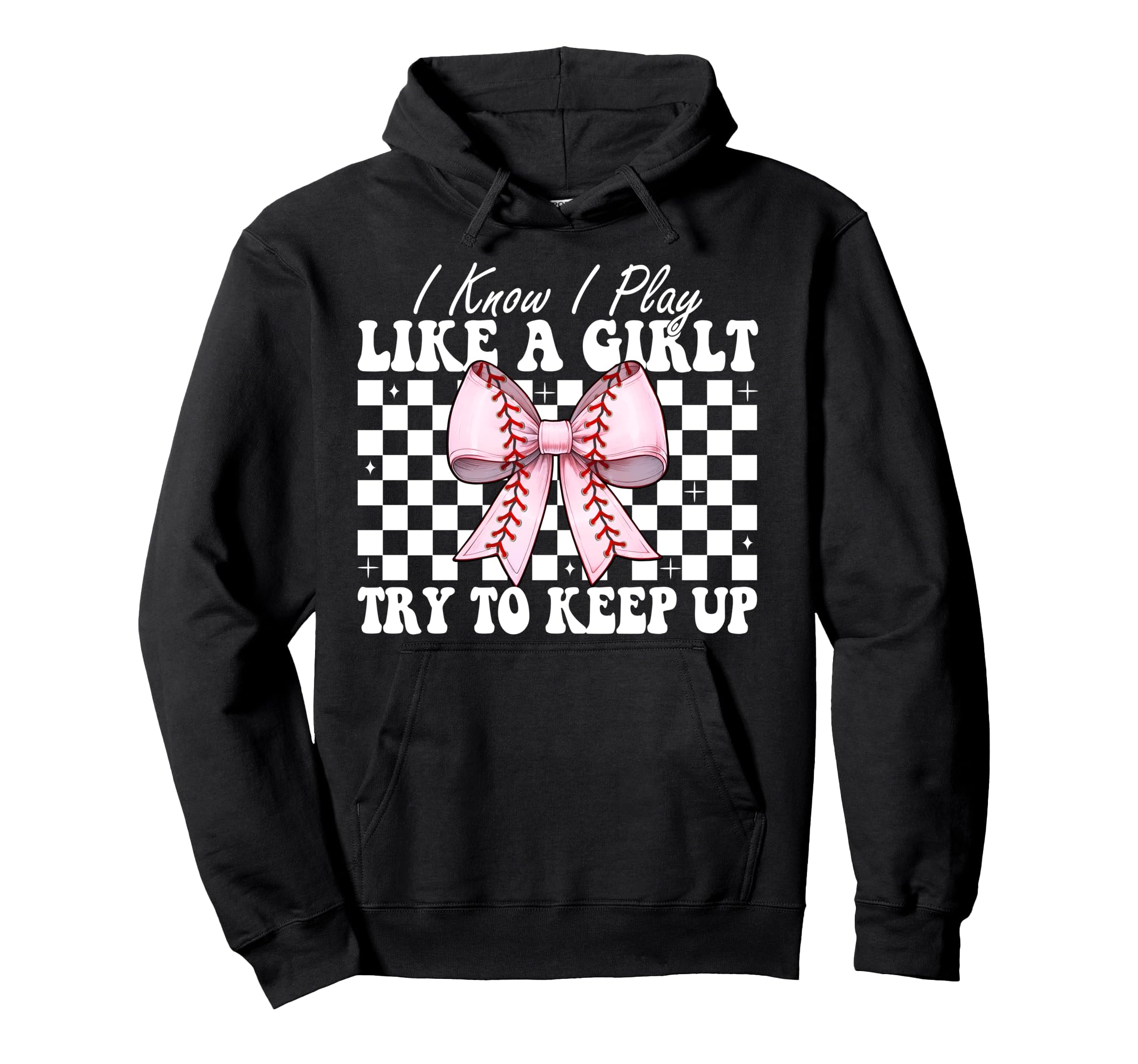 Baseball Mom Mama Coquette I Know I Hoodie - Custom Art Print for Adults - T-Shirt, Sweatshirt, Hoodie