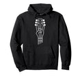Guitar Hand Rock Sign Rock Music Lover Hoodie - Novelty Apparel for Adults - T-Shirt, Sweatshirt, Hoodie