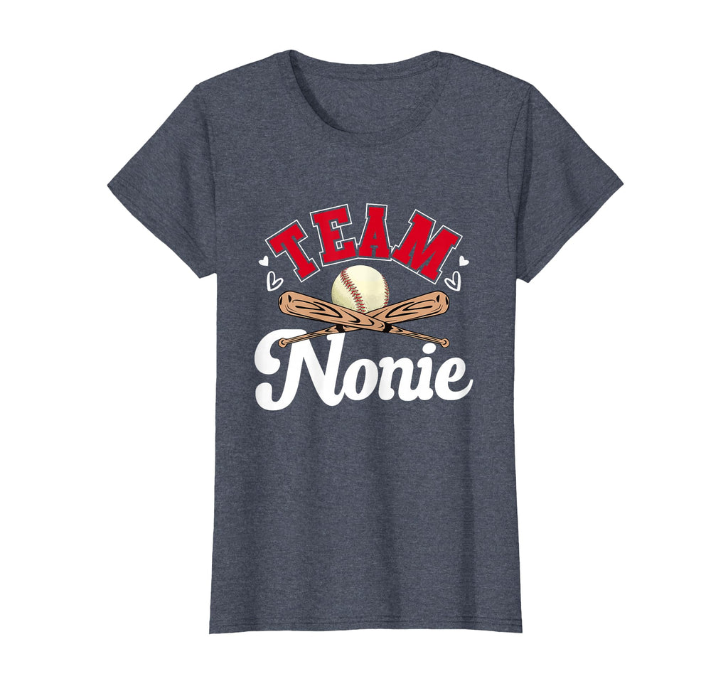 Team Nonie Mothers Day Baseball T-Shirt - Trendy Graphic for Adults - T-Shirt, Sweatshirt, Hoodie