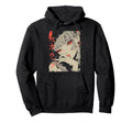 Goth Grunge Demon Anime Waifu Horror Alt Hoodie - Graphic Print for Adults - T-Shirt, Sweatshirt, Hoodie