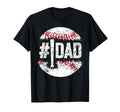 Mens 1 Dad Baseball Number One Daddy T-Shirt - Aesthetic Graphic Men Women - T-Shirt, Sweatshirt, Hoodie