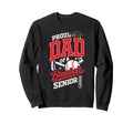 Proud Dad Baseball Senior Class 2027 Sweatshirt - Graphic Print Men Women - T-Shirt, Sweatshirt, Hoodie