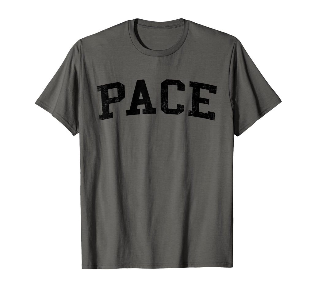 Pace Fl Distressed Black Varsity T-Shirt - Trendy Graphic for Adults - T-Shirt, Sweatshirt, Hoodie