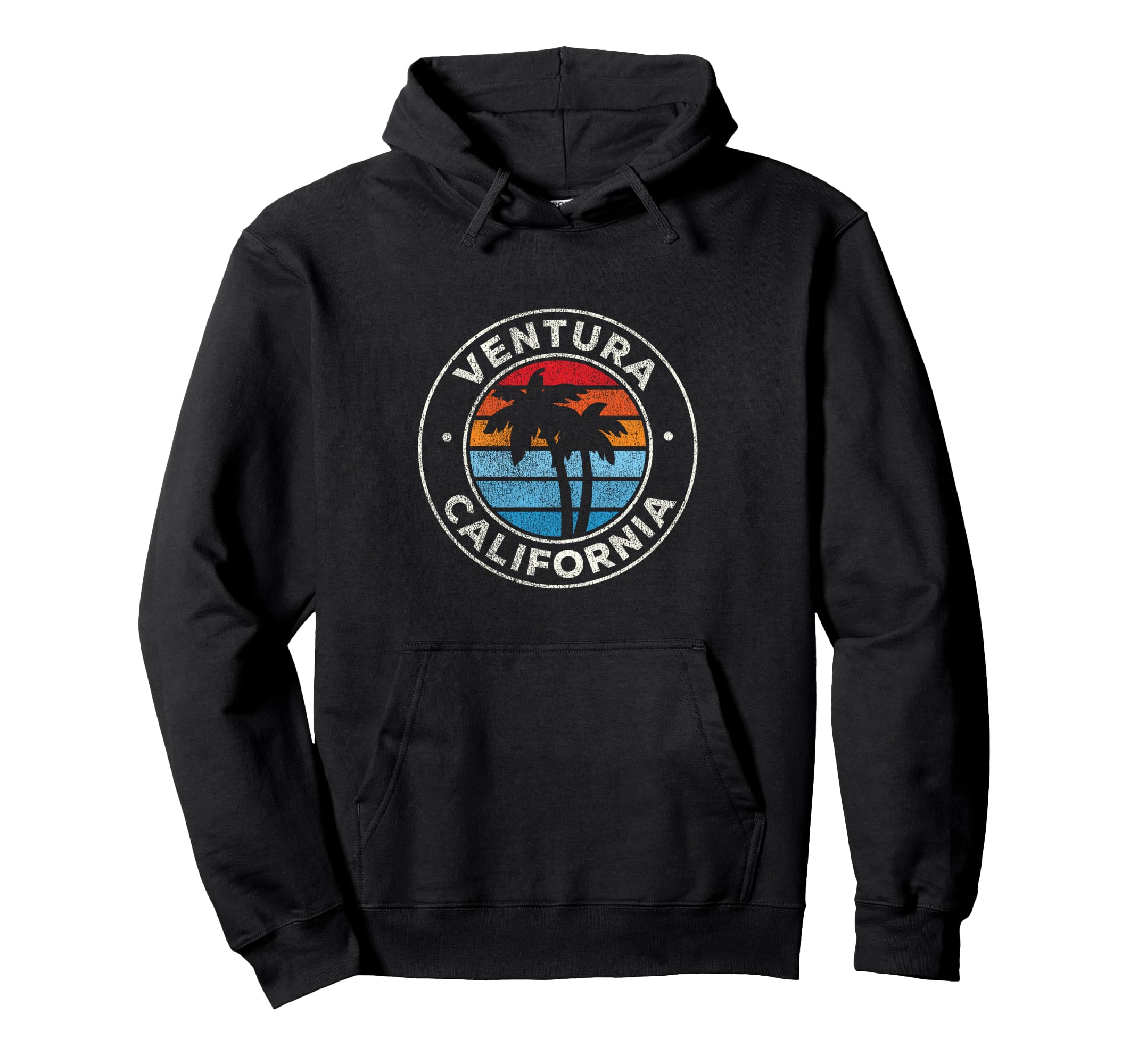 Ventura California Ca 70S Hoodie - Streetwear Style Men Women - T-Shirt, Sweatshirt, Hoodie