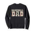 Baseball Dad Lettering Baseball Sweatshirt - Fun Novelty Design for Adults - T-Shirt, Sweatshirt, Hoodie