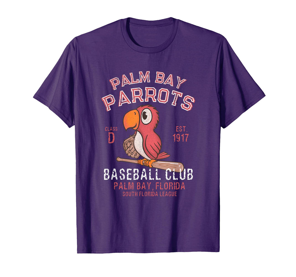 Palm Bay Parrots Baseball Minor League T-Shirt - Novelty Apparel Unisex - T-Shirt, Sweatshirt, Hoodie