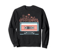 Pastel Floral Flower Cassette Tape Sweatshirt - Novelty Apparel Unisex - T-Shirt, Sweatshirt, Hoodie