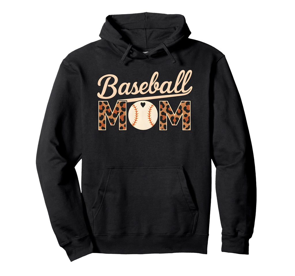 Baseball Mom Mothers Day Hoodie - Fun Novelty Design Men Women - T-Shirt, Sweatshirt, Hoodie
