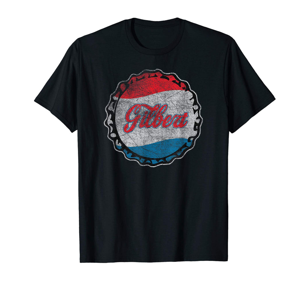 Soda Pop Gilbert Cola Logo Bottle Cap T-Shirt - Graphic Print Men Women - T-Shirt, Sweatshirt, Hoodie