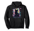 Vaporwave Cat Aesthetic Synthwave Cat Hoodie - Unique Graphic Unisex - T-Shirt, Sweatshirt, Hoodie