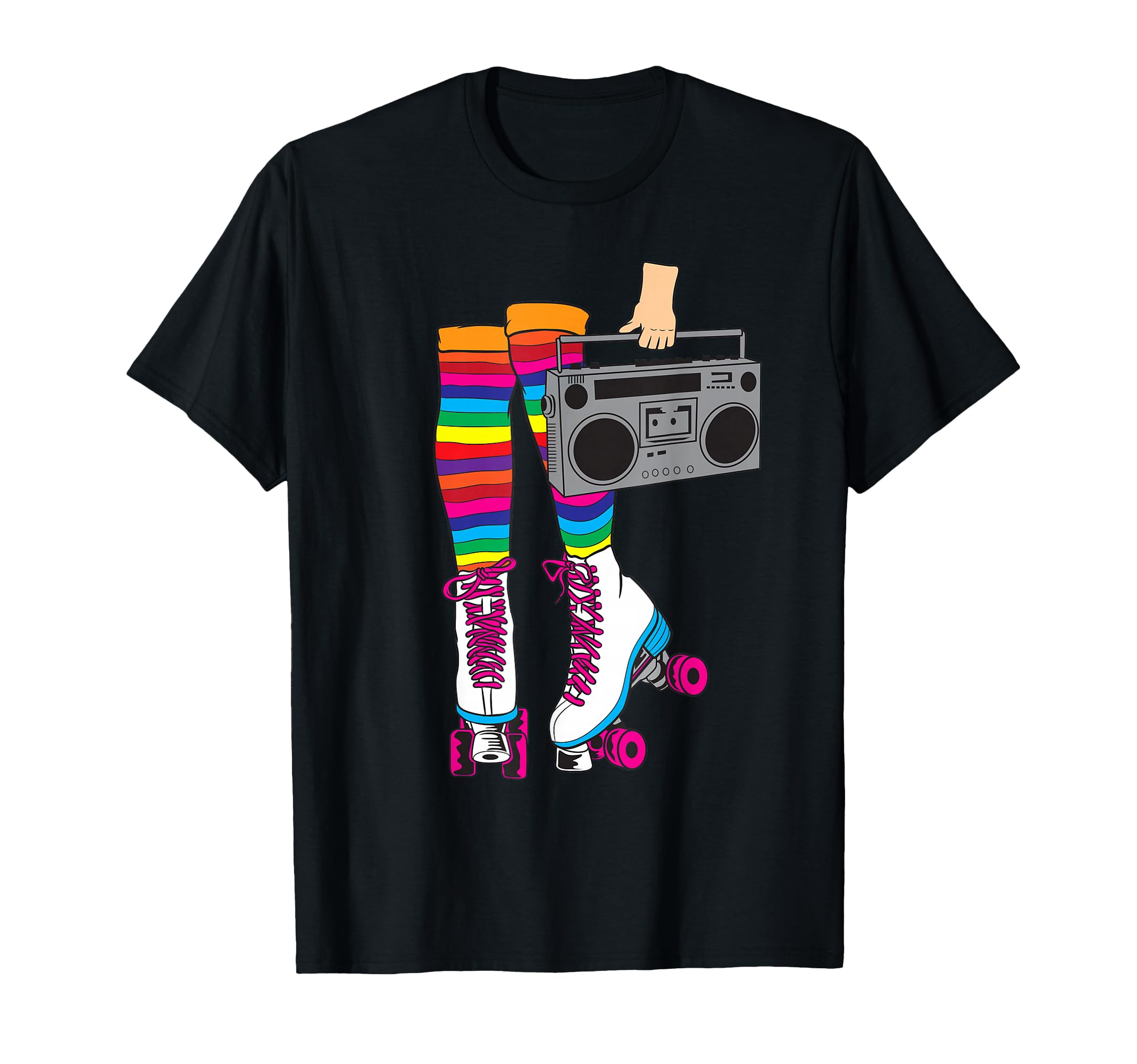 Rollerskates Funny 80S Roller Disco T-Shirt - Streetwear Style for Adults - T-Shirt, Sweatshirt, Hoodie