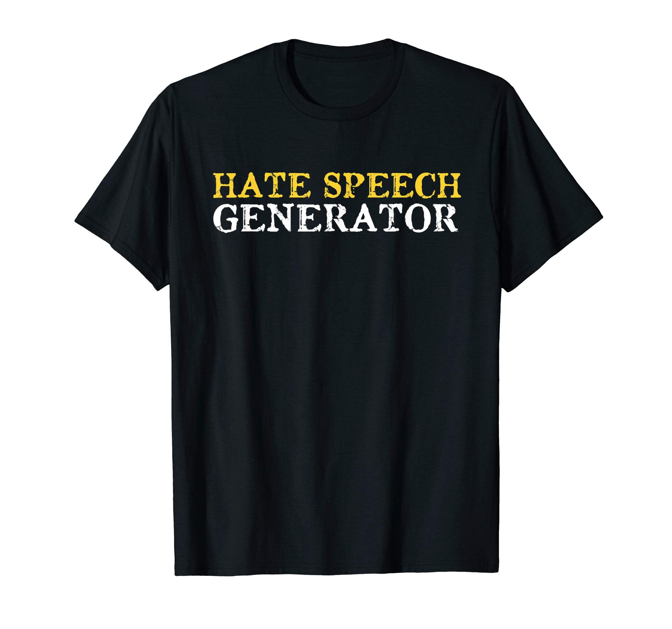 Distressed Libertarian Hate Speech Hoodie - Fun Novelty Design Unisex - T-Shirt, Sweatshirt, Hoodie