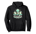 70S Groovy Hippie Frogs Disco Hoodie - Fun Novelty Design for Adults - T-Shirt, Sweatshirt, Hoodie