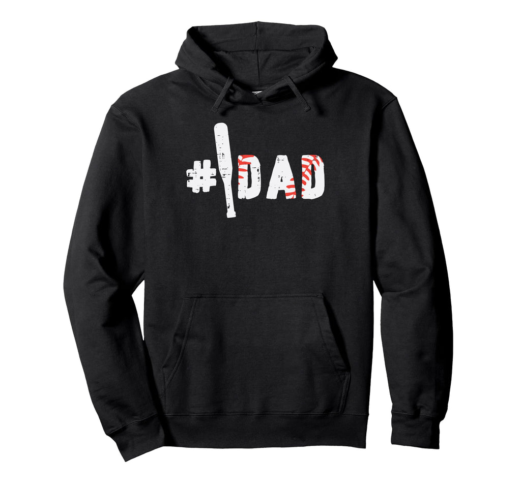 Fathers Day Baseball Dad Softball Hoodie - Fun Novelty Design Unisex - T-Shirt, Sweatshirt, Hoodie