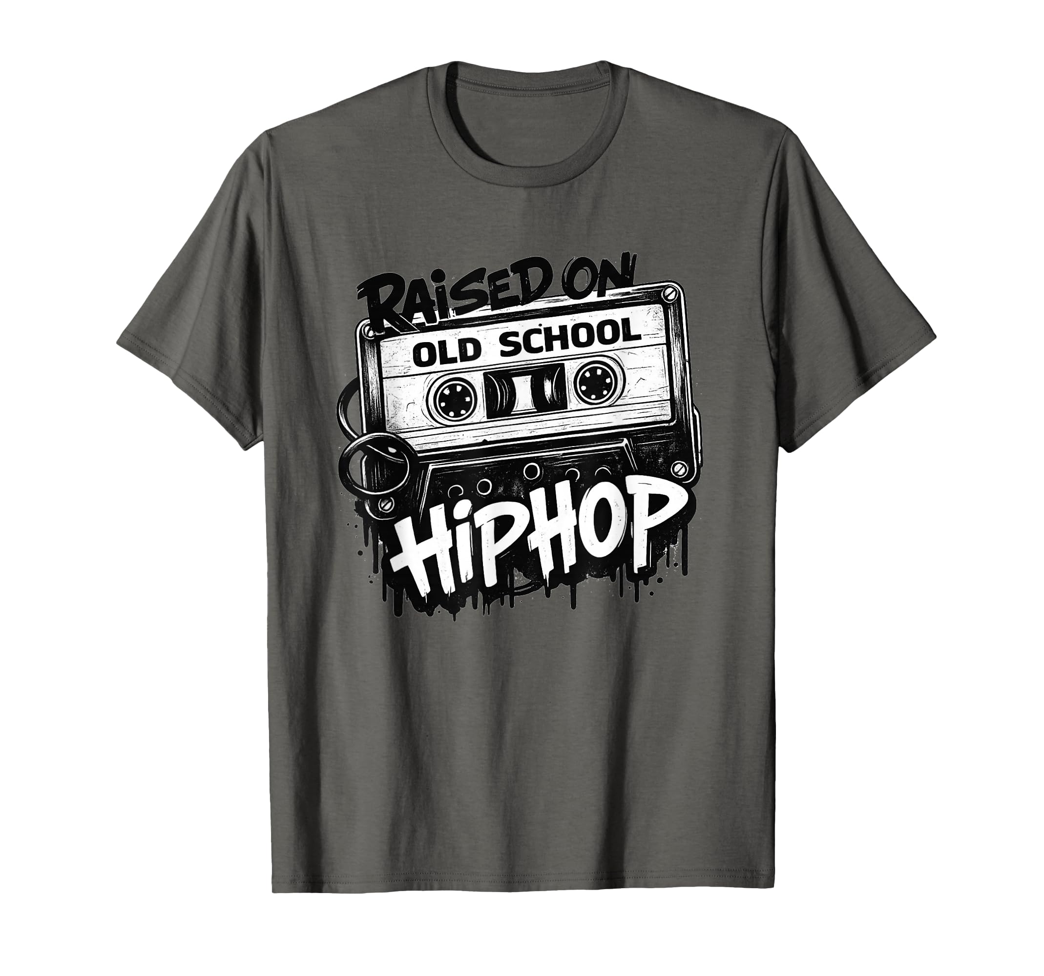 Raised Old School Hip Hop T-Shirt - Casual Everyday Wear for Adults - T-Shirt, Sweatshirt, Hoodie