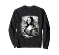 Mona Lisa Aesthetic Y2K Sweatshirt - Fun Novelty Design for Adults - T-Shirt, Sweatshirt, Hoodie
