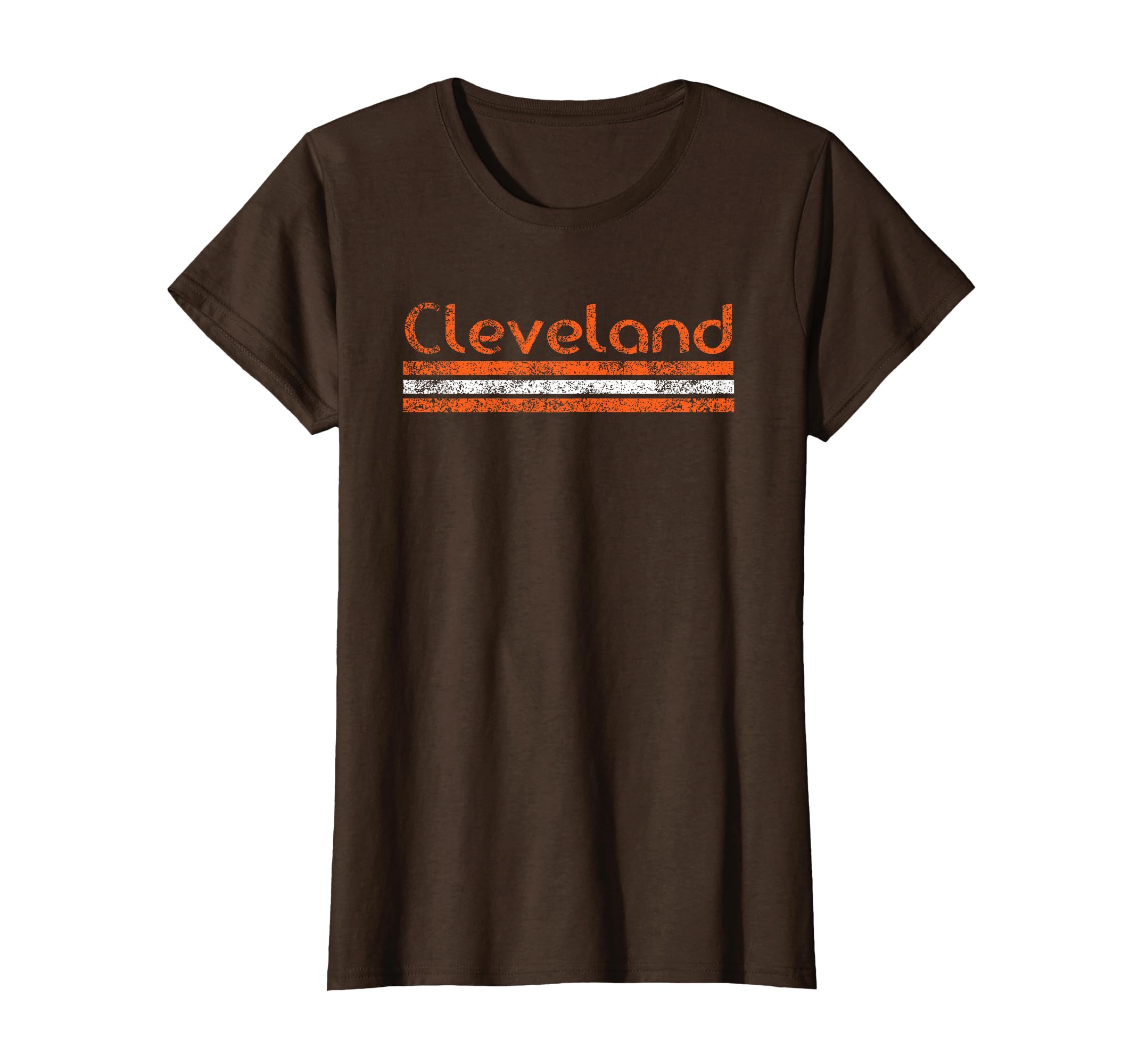 Cleveland Ohio Weathered Stripe T-Shirt - Fun Novelty Design Unisex - T-Shirt, Sweatshirt, Hoodie