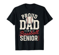 Proud Dad 2026 Senior Baseball Senior T-Shirt - Minimalist Print Men Women - T-Shirt, Sweatshirt, Hoodie